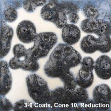 Additional picture of SW464 -  Blue Moon Rocks Glaze, Cone 5-10, Pint