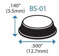 Additional picture of Bumpers - 3.5mm, Clear (200/pkg)
