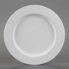 21700 - Rimmed Charger/Plate     13.25"Dia. x 1"H