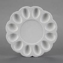 29053 - Round Deviled Egg Dish       11"Dia. 7/8"H