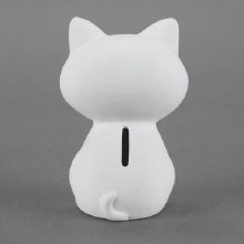 Additional picture of 31808 - Retro Kitty Bank       4.25"L x 4.25"W x 6.5"H