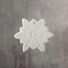 31982 - Snowflake Ornament      3.25"Dia. x 0.25"H