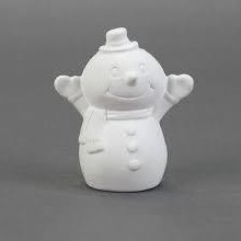 34384 - Tiny Tot Snowy the Snowman      3"L x 2"W x 3.5"H
