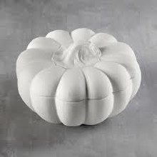 35960 - Fairytail Pumpkin Box     7.5"Dia. x 4.5"H