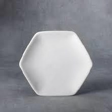 37472 - Honeycomb Dinner Plate     10"L x 8.75"W x 7/8"H