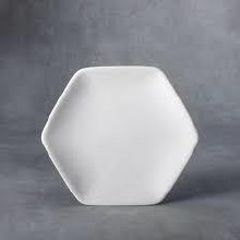 37473 - Honeycomb Salad Plate     7"L x 5/8"H