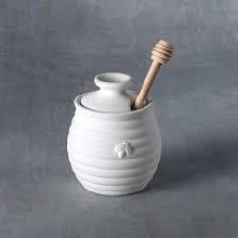 37474 - Honeypot w/  Wand     3.5"Dia. x 4"H