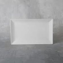 38312 - Square Coupe Platter     14"L x 8.5"W x 1"H