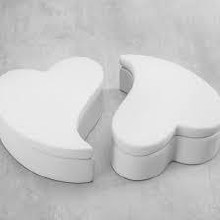 Additional picture of 38559 - Joining Heart Boxes (2/set)     7"L x 5"W x 2"H