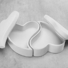 Additional picture of 38559 - Joining Heart Boxes (2/set)     7"L x 5"W x 2"H