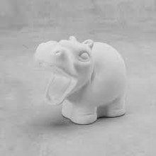 38564 - Tiny Tot Hippo     4.25"L x 2.5"W x 4.25"H