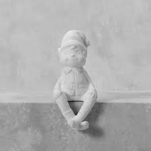 38567 - Sitting Elf     3"L x 3"W x 7.5"H