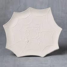 38573 - Spider Web Plate     9"L x 7"W x 1"H