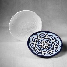 Additional picture of 40064 - Talavera Salad Plate     8"Dia. x 1"H