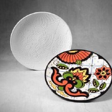 Additional picture of 40066 - Talavera Charger/Plate     13"Dia. x 1.5"H