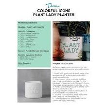 Additional picture of 44386 - Plant Lady Planter     6.25"Dia. x 6"H