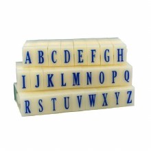 SL-102  Letter Stamps 1/2" W