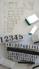 Additional picture of SL-102  Letter Stamps 1/2" W