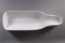 GM29 Large Plain Wine Bottle Slump