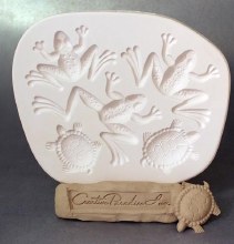 SG17 Frogs & Turtles Sprig Mold