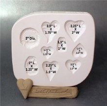 Additional picture of SG48 Hearts O'Clay Sprig Mold