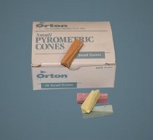 Sm. Regular Pyrometric Cones #6 (50/Box)