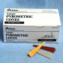 Lrg. Regular Pyrometric Cones #5 (50/Box)