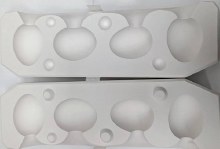 Additional picture of DM283C - (4) Plain Eggs Mold