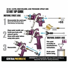 Additional picture of HVLP - Lrg. Spray Gun W/Pint Jar