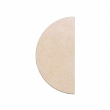 13" x 6.5" 1/2 Round Cordierite Shelf