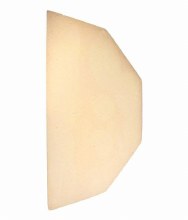 22" x 10.5" 1/2 Decagon Cordierite Shelf