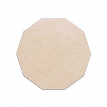 19" x 20" 5/8" Full Decagon Cordierite Shelf (3" Brick Kiln)
