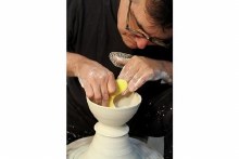 Additional picture of MTBY Small Bowl Rib Yellow- Soft