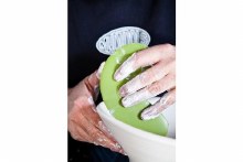 Additional picture of MTLBG Large Bowl Rib Green- Medium