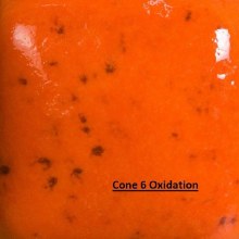 Additional picture of SP275 -  Speckled Orange-A-Peel  Cone 06-10, Pint