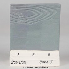Additional picture of SW-105  Frost Blue Matte Pint Cone 5-10