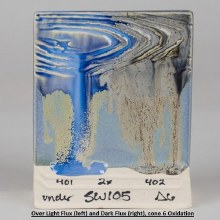Additional picture of SW-105  Frost Blue Matte Pint Cone 5-10