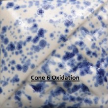 Additional picture of SW-152 Blue Splatterware  Pint Cone 5-10