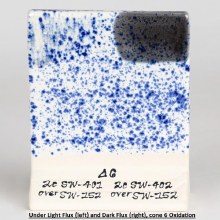 Additional picture of SW-152 Blue Splatterware  Pint Cone 5-10