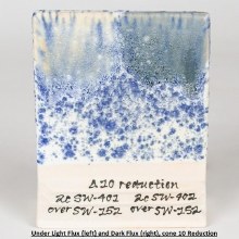 Additional picture of SW-152 Blue Splatterware  Pint Cone 5-10