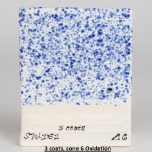 Additional picture of SW-152 Blue Splatterware  Pint Cone 5-10