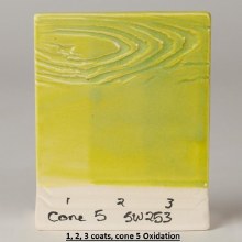 Additional picture of SW253 - Green Opal  Cone 5-10