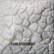 SW-403 White Mudcrack Pint Cone 5-10 (Cl Label)