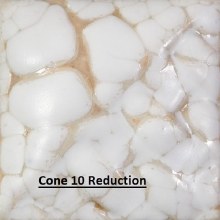 Additional picture of SW403 - White Mudcrack Cone 5-10 (Cl Label)
