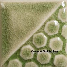 Additional picture of CC-107 Green Tea Crackle Cone 06-10, 4oz