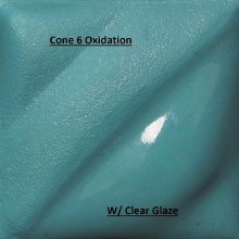 V-327 Turquoise Blue Cone 06-10, 2oz - Marjon Ceramics