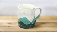 Additional picture of SP210 - Speckled Teal Next Time Cone 06-10, 8oz