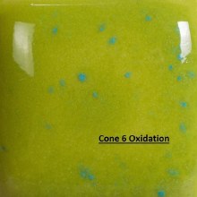 Additional picture of SP227 - Speckled Sour Apple Wonderglaze, Cone 06-10, 8oz