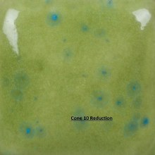 Additional picture of SP227 - Speckled Sour Apple Wonderglaze, Cone 06-10, 8oz