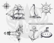 DSS-0100 - Nautical Designer Silkscreen
